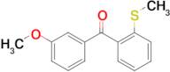 3-Methoxy-2'-thiomethylbenzophenone