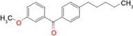 3-methoxy-4'-n-pentylbenzophenone