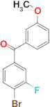 4-bromo-3-fluoro-3'-methoxybenzophenone