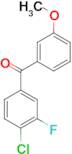 4-chloro-3-fluoro-3'-methoxybenzophenone