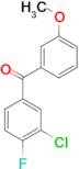 3-chloro-4-fluoro-3'-methoxybenzophenone