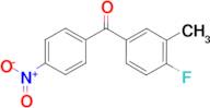 4-Fluoro-3-methyl-4'-nitrobenzophenone