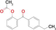 2-Acetoxy-4'-ethylbenzophenone