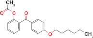 2-Acetoxy-4'-hexyloxybenzophenone