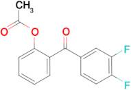 2-Acetoxy-3',4'-difluorobenzophenone