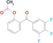 2-Acetoxy-3',4',5'-trifluorobenzophenone