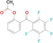 2-Acetoxy-2',3',4',5',6'-pentafluorobenzophenone