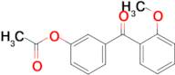 3-Acetoxy-2'-methoxybenzophenone