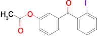 3-Acetoxy-2'-iodobenzophenone