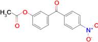 3-Acetoxy-4'-nitrobenzophenone