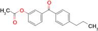 3-Acetoxy-4'-propylbenzophenone