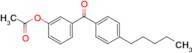 3-Acetoxy-4'-pentylbenzophenone