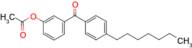 3-Acetoxy-4'-heptylbenzophenone