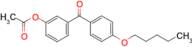 3-Acetoxy-4'-pentyloxybenzophenone