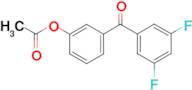 3-Acetoxy-3',5'-difluorobenzophenone