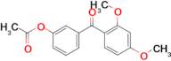 3-Acetoxy-2',4'-dimethoxybenzophenone