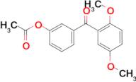 3-Acetoxy-2',5'-dimethoxybenzophenone