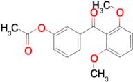 3-Acetoxy-2',6'-dimethoxybenzophenone