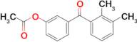 3-Acetoxy-2',3'-dimethylbenzophenone