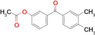 3-Acetoxy-3',4'-dimethylbenzophenone