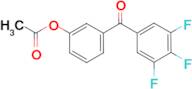 3-Acetoxy-3',4',5'-trifluorobenzophenone