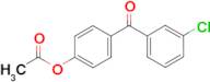 4-Acetoxy-3'-chlorobenzophenone