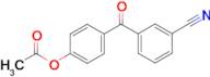 4-Acetoxy-3'-cyanobenzophenone