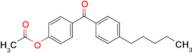 4-Acetoxy-4'-pentylbenzophenone