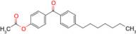 4-Acetoxy-4'-heptylbenzophenone