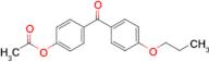 4-Acetoxy-4'-propoxybenzophenone