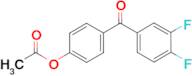 4-Acetoxy-3',4'-difluorobenzophenone