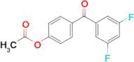 4-Acetoxy-3',5'-difluorobenzophenone