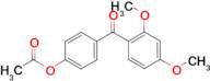 4-Acetoxy-2',4'-dimethoxybenzophenone