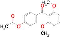 4-Acetoxy-2',6'-dimethoxybenzophenone