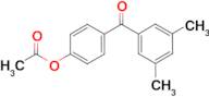 4-Acetoxy-3',5'-dimethylbenzophenone