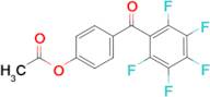 4-Acetoxy-2',3',4',5',6'-pentafluorobenzophenone