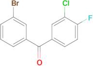 3-Bromo-3'-chloro-4'-fluorobenzophenone