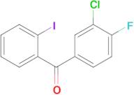 3-Chloro-4-fluoro-2'-iodobenzophenone