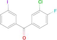 3-Chloro-4-fluoro-3'-iodobenzophenone