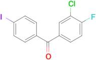 3-Chloro-4-fluoro-4'-iodobenzophenone