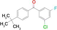 4-tert-Butyl-3'-chloro-5'-fluorobenzophenone