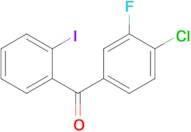 4-Chloro-3-fluoro-2'-iodobenzophenone