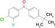 4-tert-Butyl-4'-chloro-3'-fluorobenzophenone