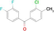 3-Chloro-3',4'-difluoro-4-methylbenzophenone