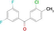 3-Chloro-3',5'-difluoro-4-methylbenzophenone