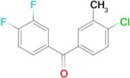 4-Chloro-3',4'-difluoro-3-methylbenzophenone