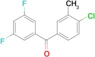 4-Chloro-3',5'-difluoro-3-methylbenzophenone