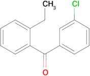 3-Chloro-2'-ethylbenzophenone