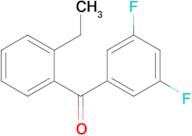 3,5-Difluoro-2'-ethylbenzophenone