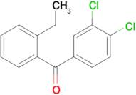 3,4-Dichloro-2'-ethylbenzophenone